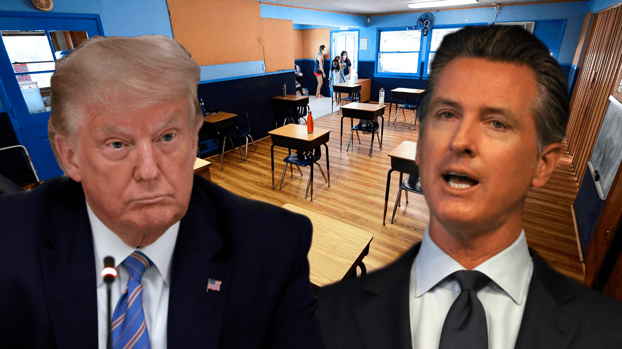 Newsom dice que Trump no lo presionará para que California reabra las escuelas