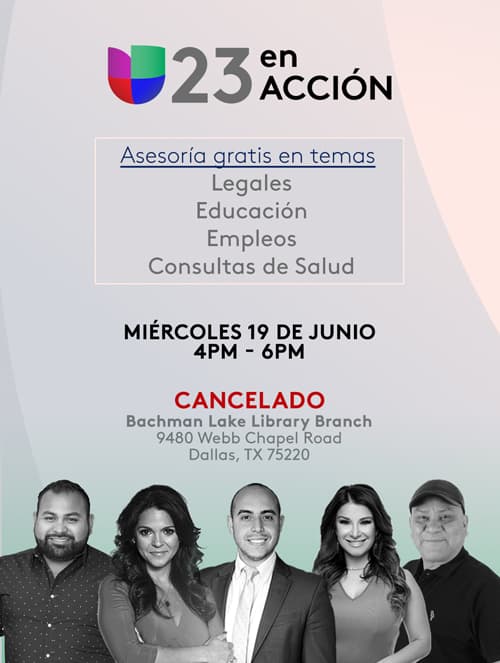 
Cancelado: 23 en acción llega a Bachman Lake Library Branch