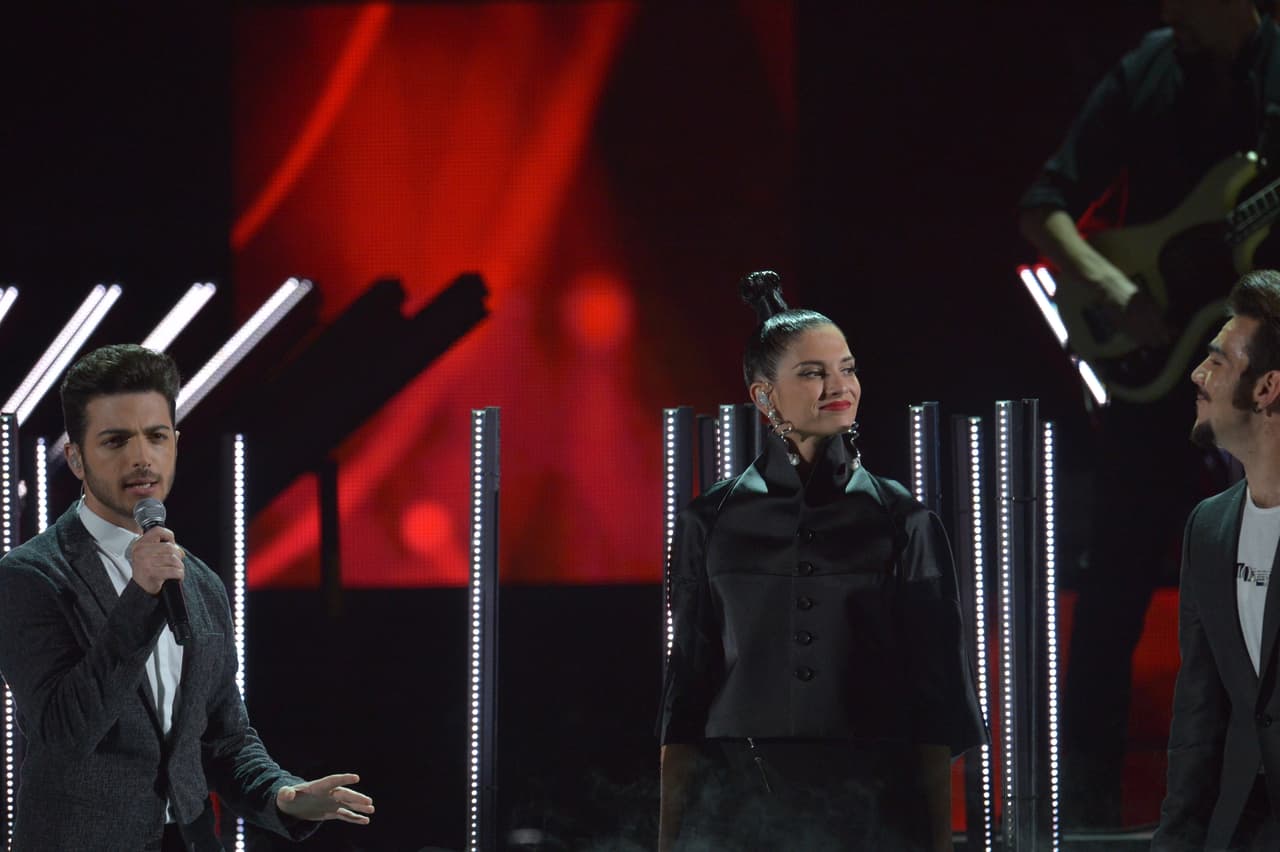 Estre fue uno de los instantes climáticos de la noche.