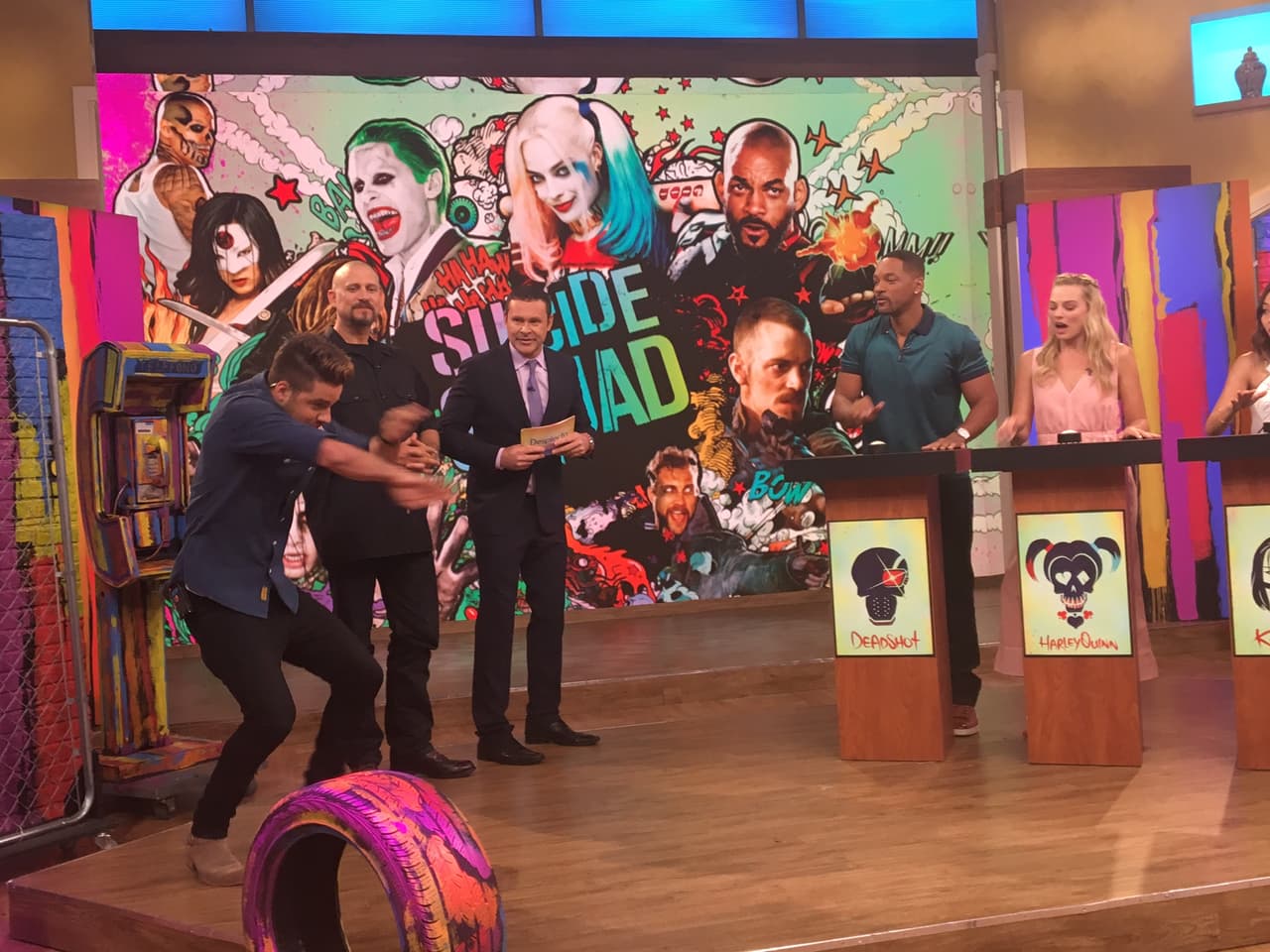 William hizo una excelente personificación de Aquaman.