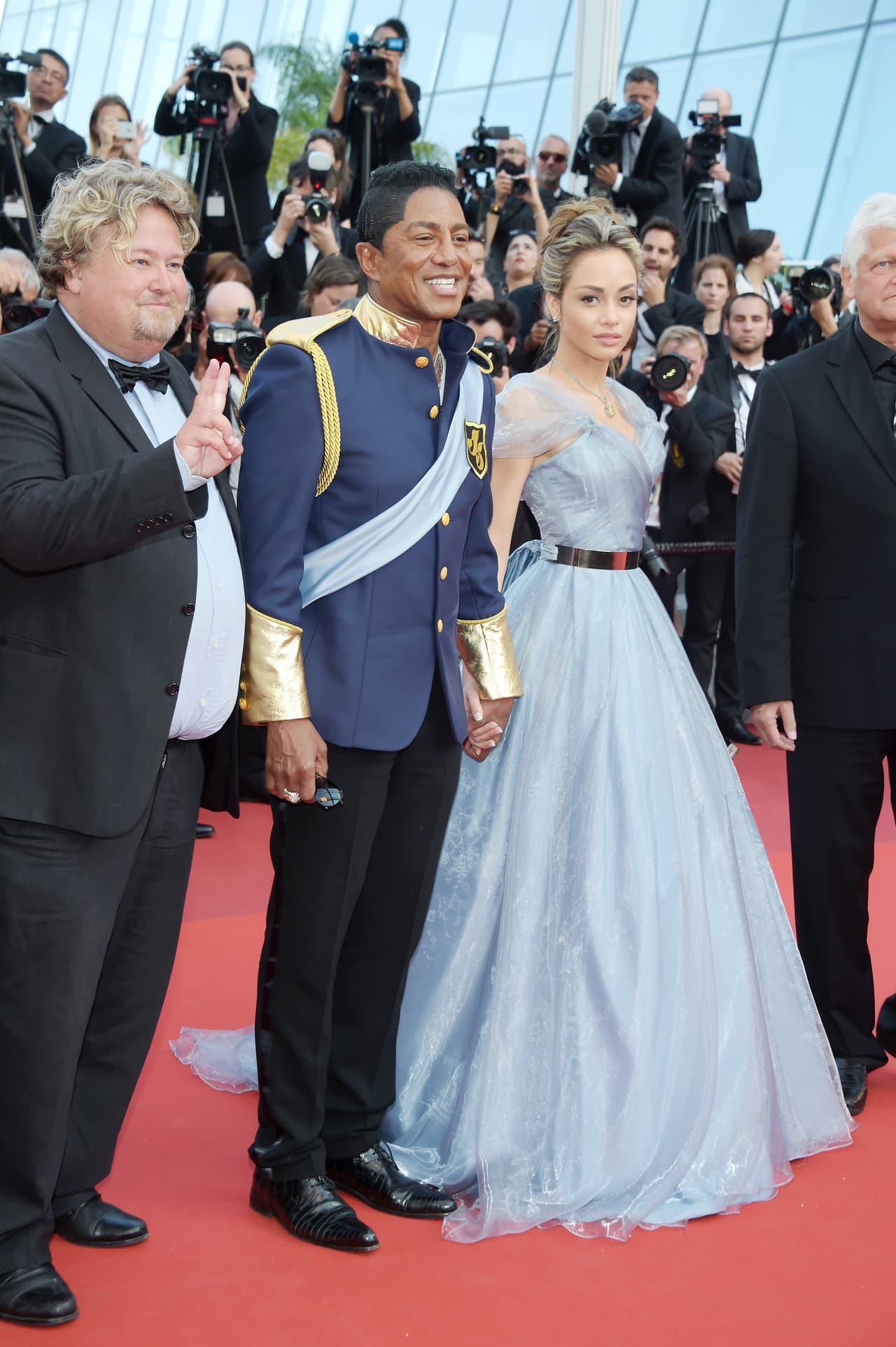 CANNES, FRANCE - MAY 24: Jermaine Jackson (C) attends the "The Beguiled" screening during the 70th annual Cannes Film Festival at Palais des Festivals on May 24, 2017 in Cannes, France. (Photo by Pascal Le Segretain/Getty Images)