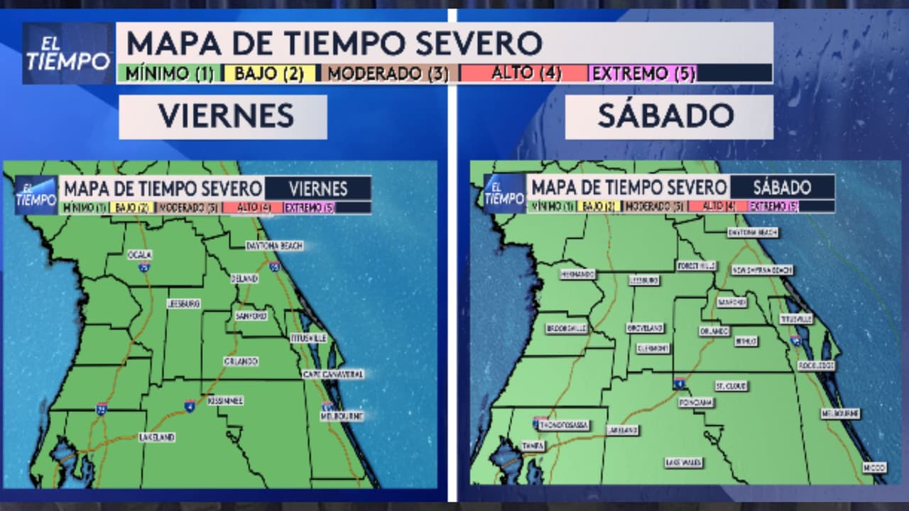 Orlando experimentará tiempo severo con riesgo de inundaciones 