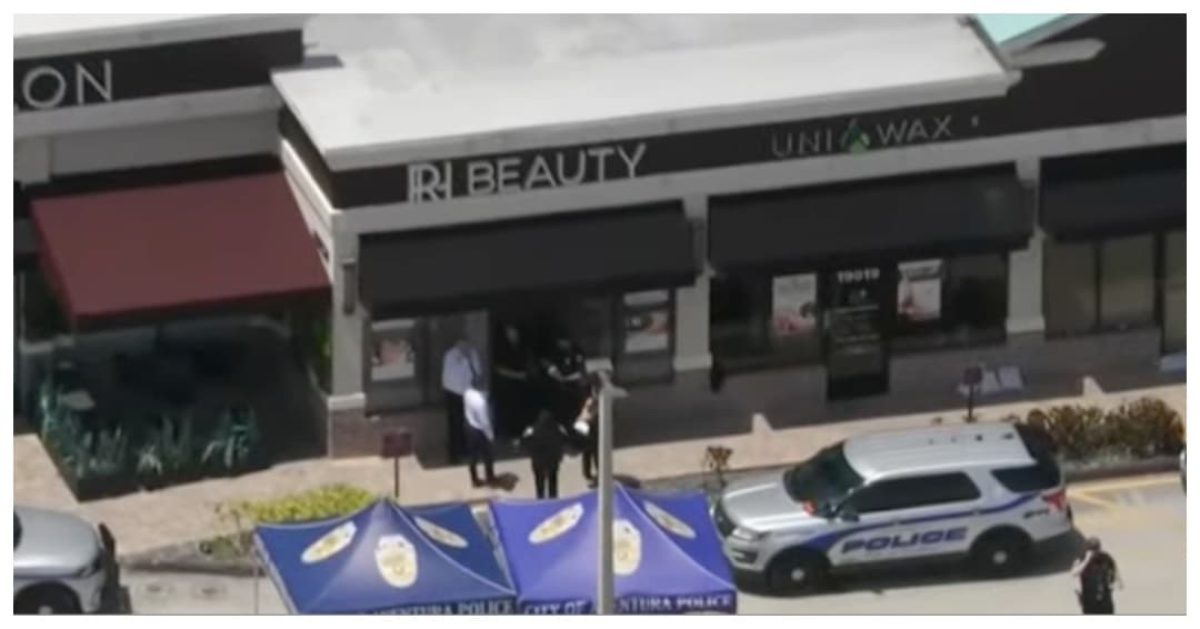 Un hombre fue herido de gravedad por un policía en el Aventura Grand Cove Plaza