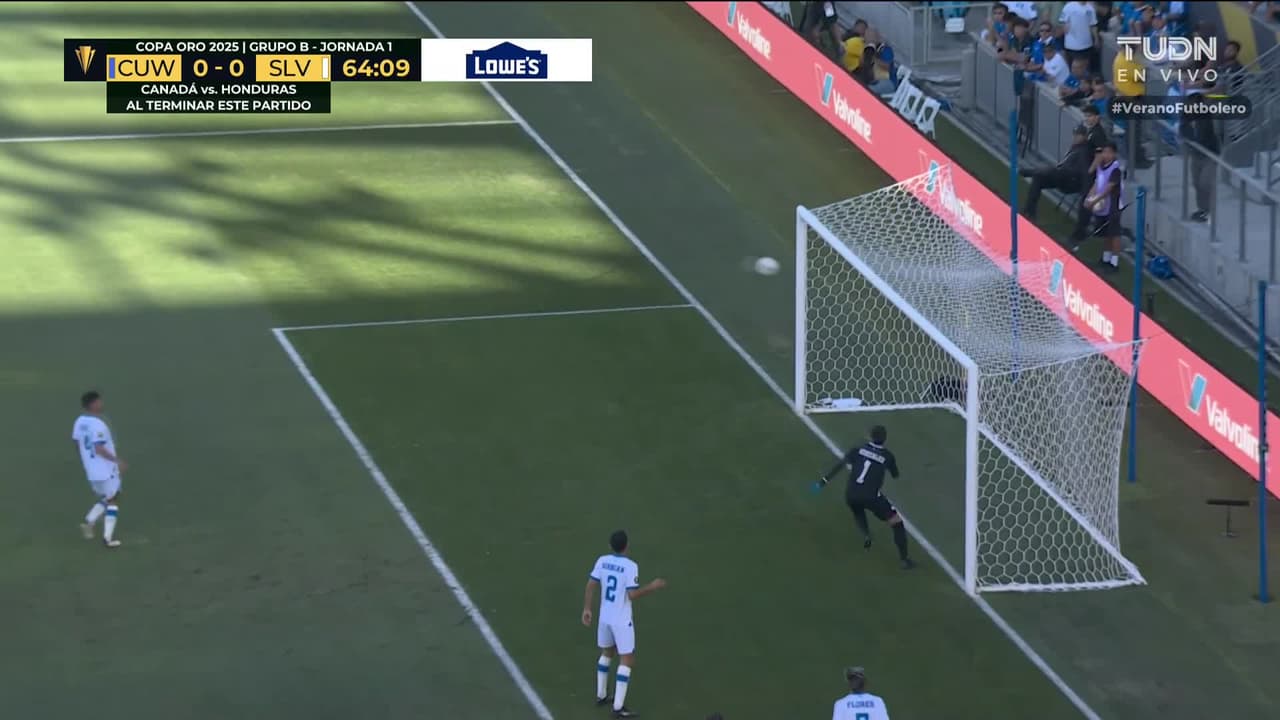 ¡Era un golazo de Curazao! Palo de Magaritha