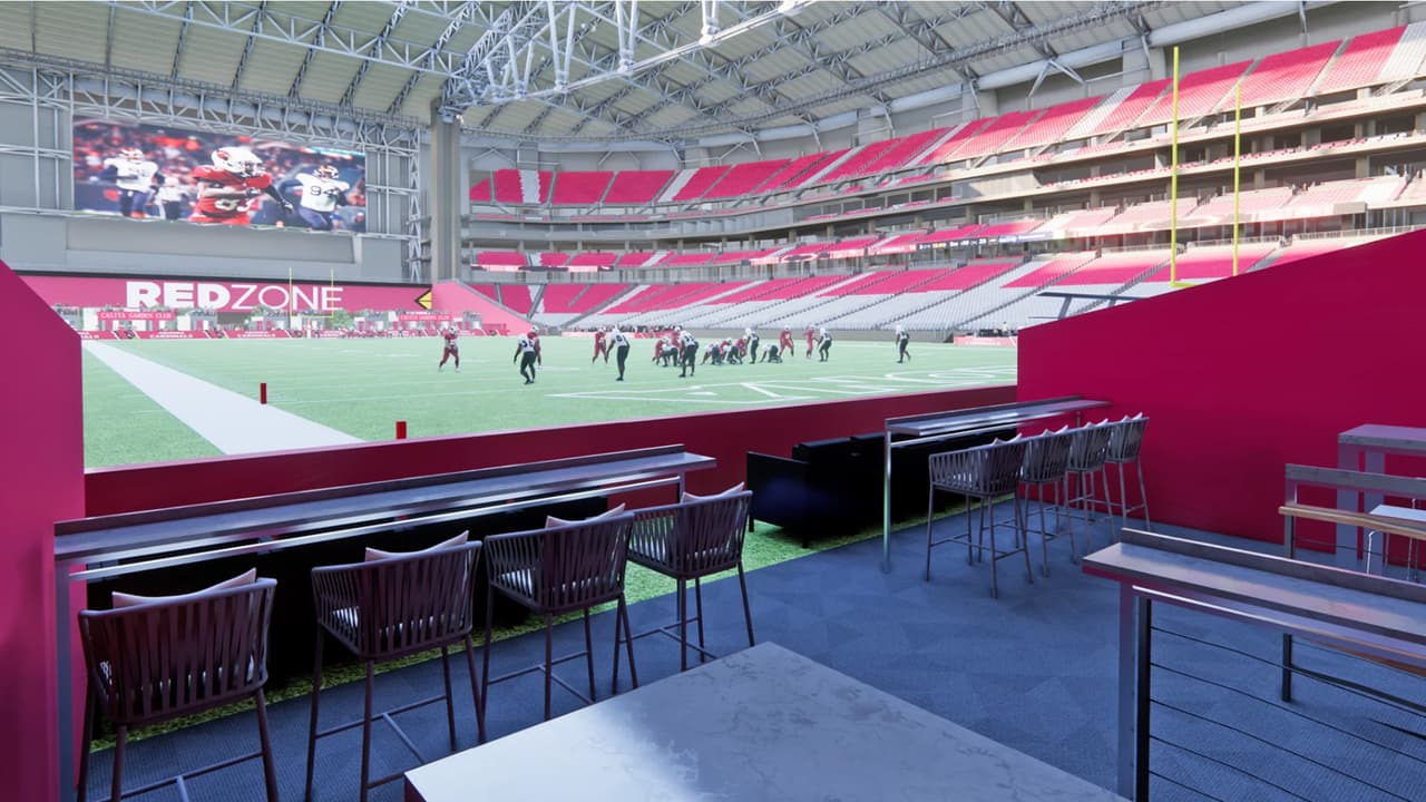 <b>Tunnel Suites</b>
<br>Se trata de una de las ofertas de suites de un solo juego más nuevas y exclusivas. Hasta 12 invitados pueden disfrutar del juego desde una de las dos suites excepcionalmente espaciosas ubicadas a solo unos pasos de la zona de anotación.