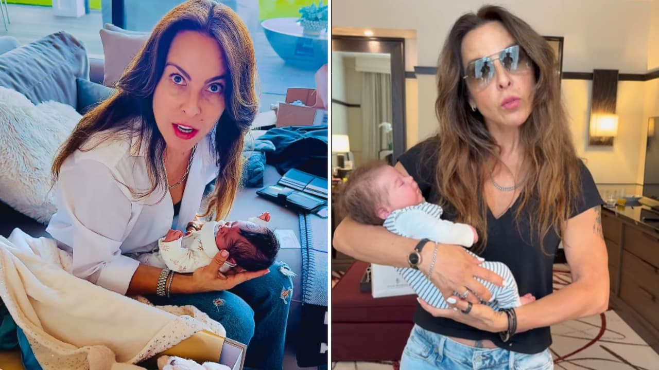Kate del Castillo aparece con nuevo bebé en brazos y anuncia: “Panchito ya tiene una hermanita”