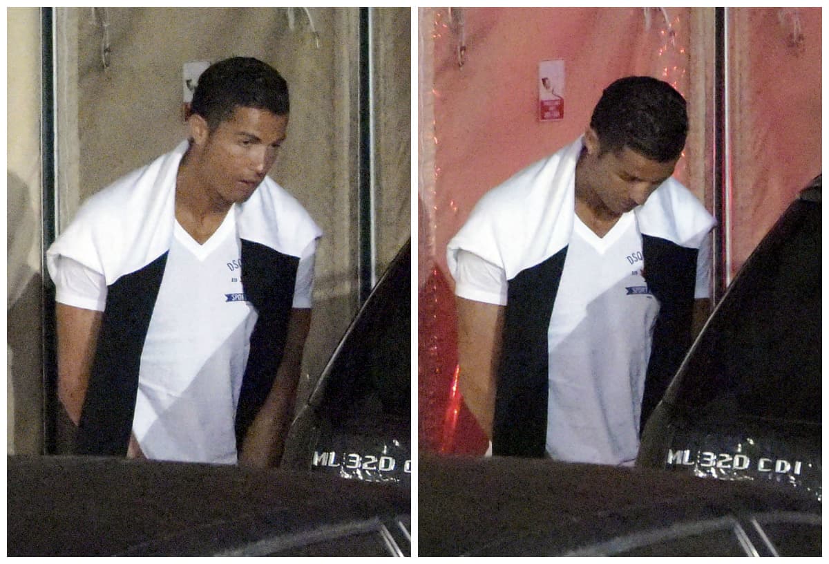 El futbolista casi termina en prisión luego de orinar borracho sobre plena vía pública.