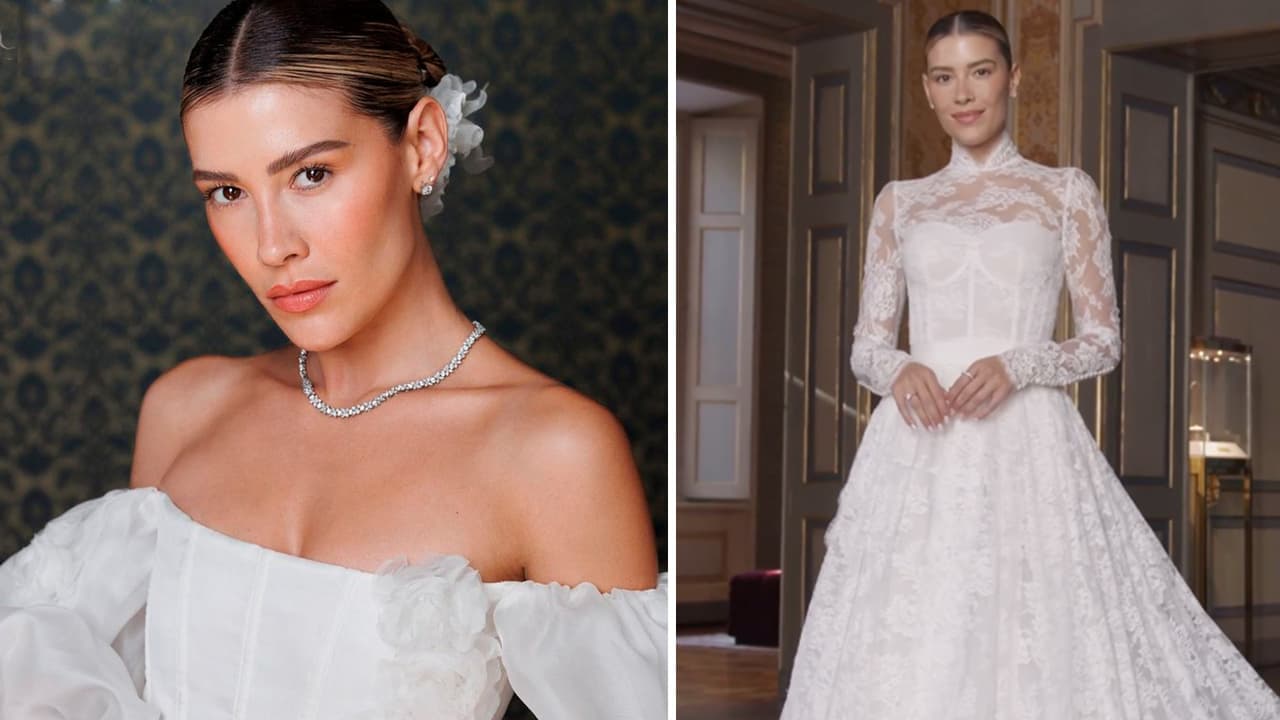 Michelle Salas lució exclusivas joyas en su boda, ¿son las mismas que Luis Miguel le regaló?