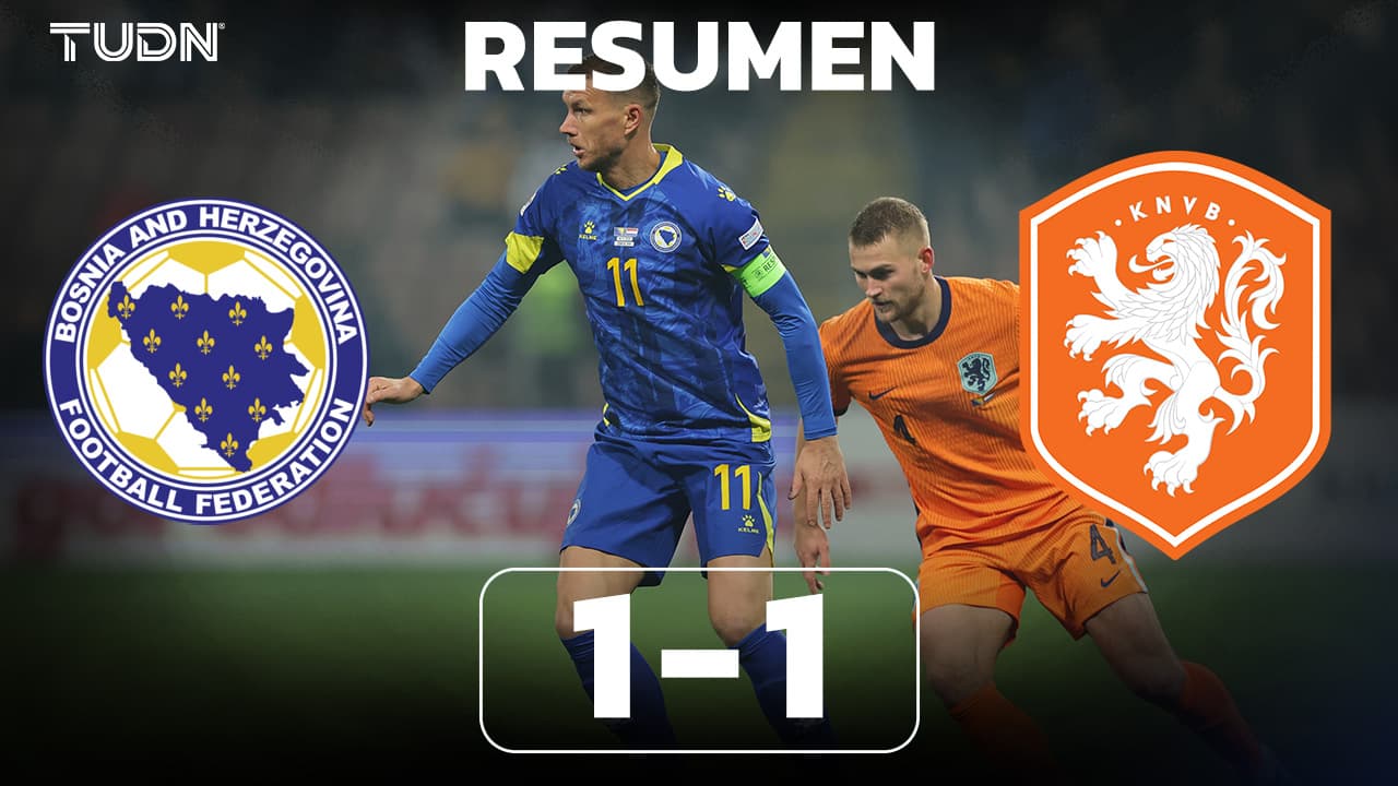 Resumen | Bosnia-Herzegovina rescata el empate frente a Países Bajos