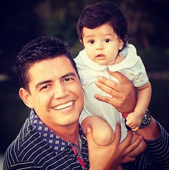 Joshua nació en enero y es un bebé hermoso.