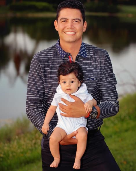 Orlando Segura celebró este 2016, su primer Día del Padre.