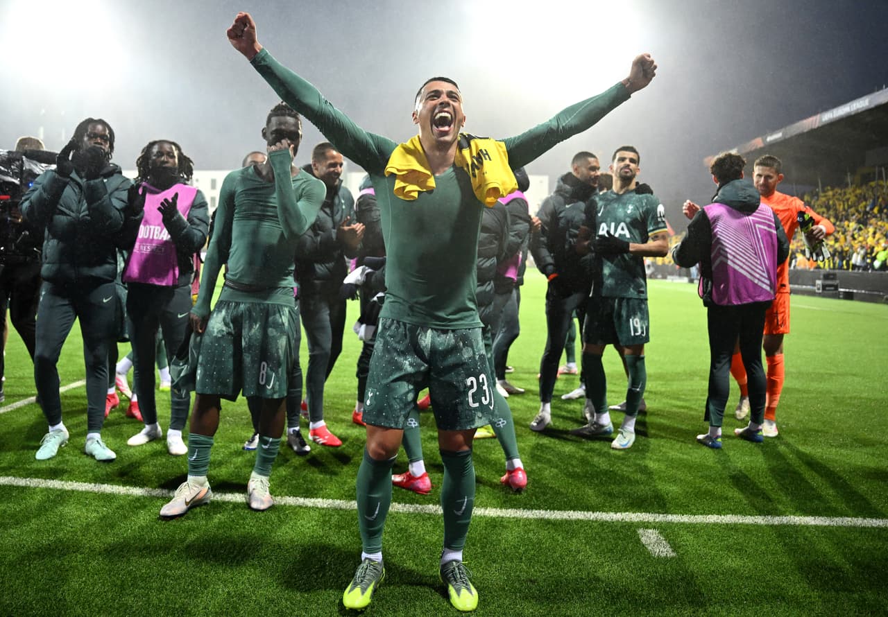 El Tottenham en finales de la Europa League