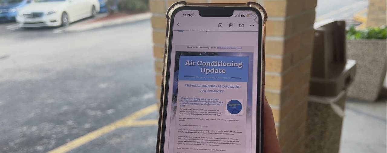Padres preocupados por fallas en aires acondicionados en escuelas del condado Hillsborough
