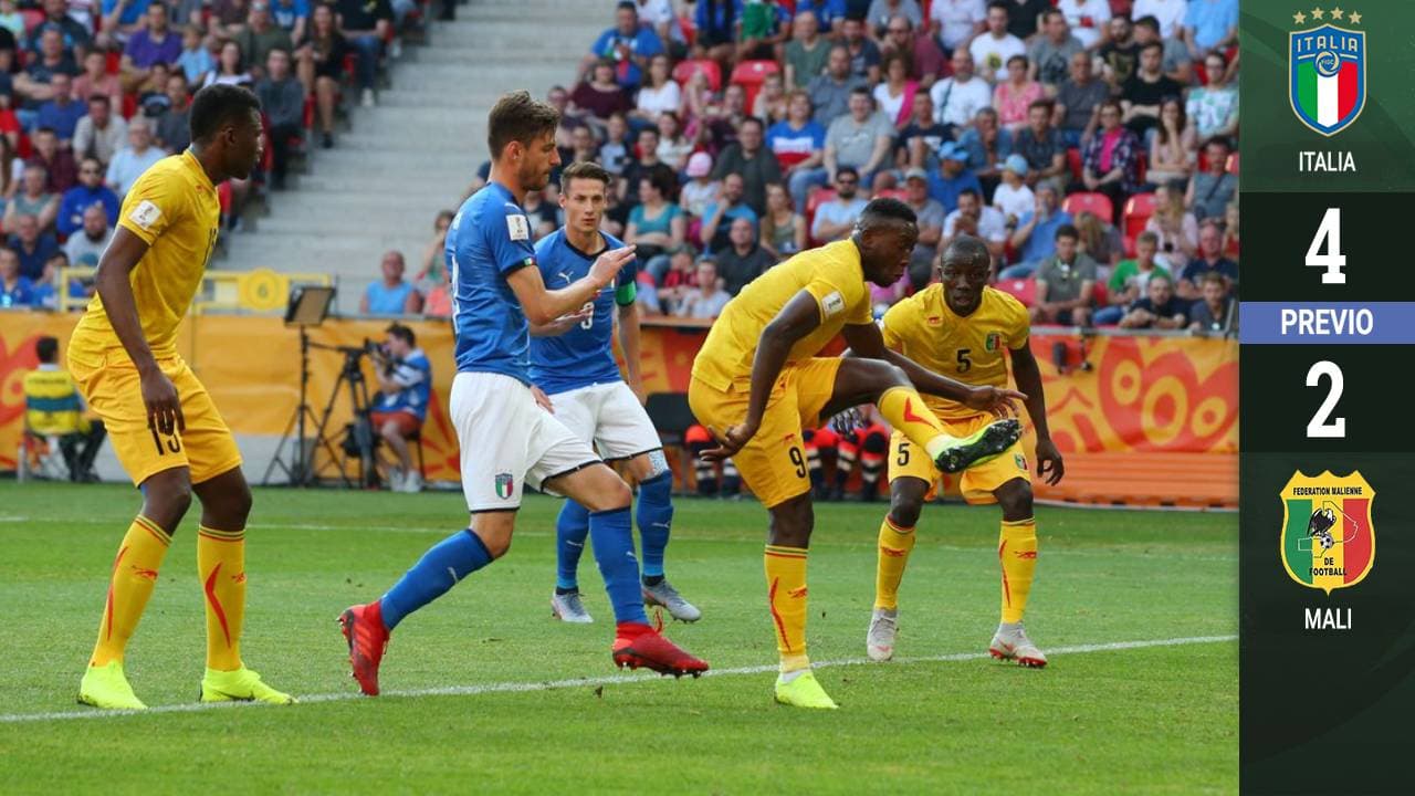 Italia supera a Mali y enfrentará a Ucrania en las Semifinales del Mundial Sub-20 Polonia 2019