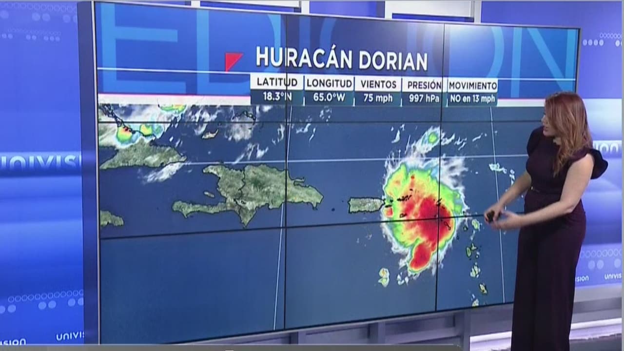 Dorian se convierte en huracán antes de afectar a Puerto Rico