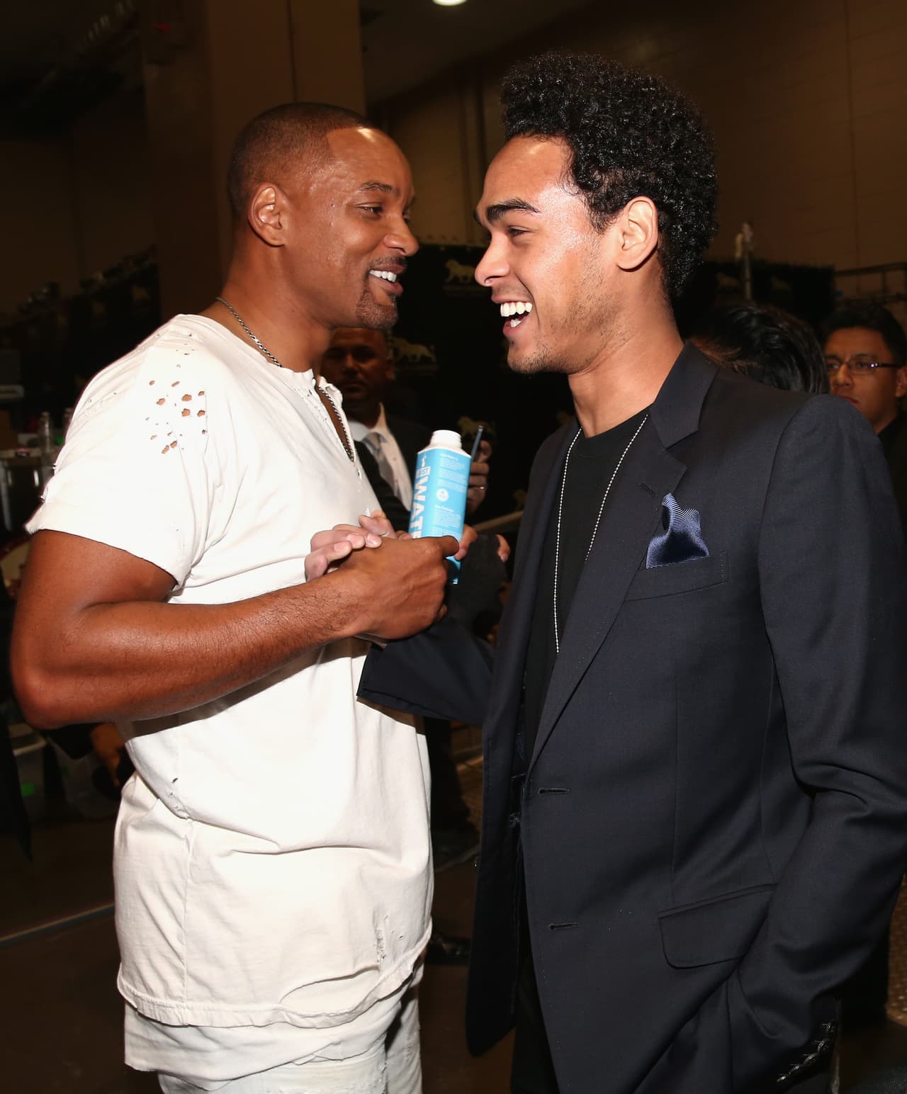 La genética de los hombres sexys que existe en la familia Smith también la heredó Trey, el hijo mayor del actor.