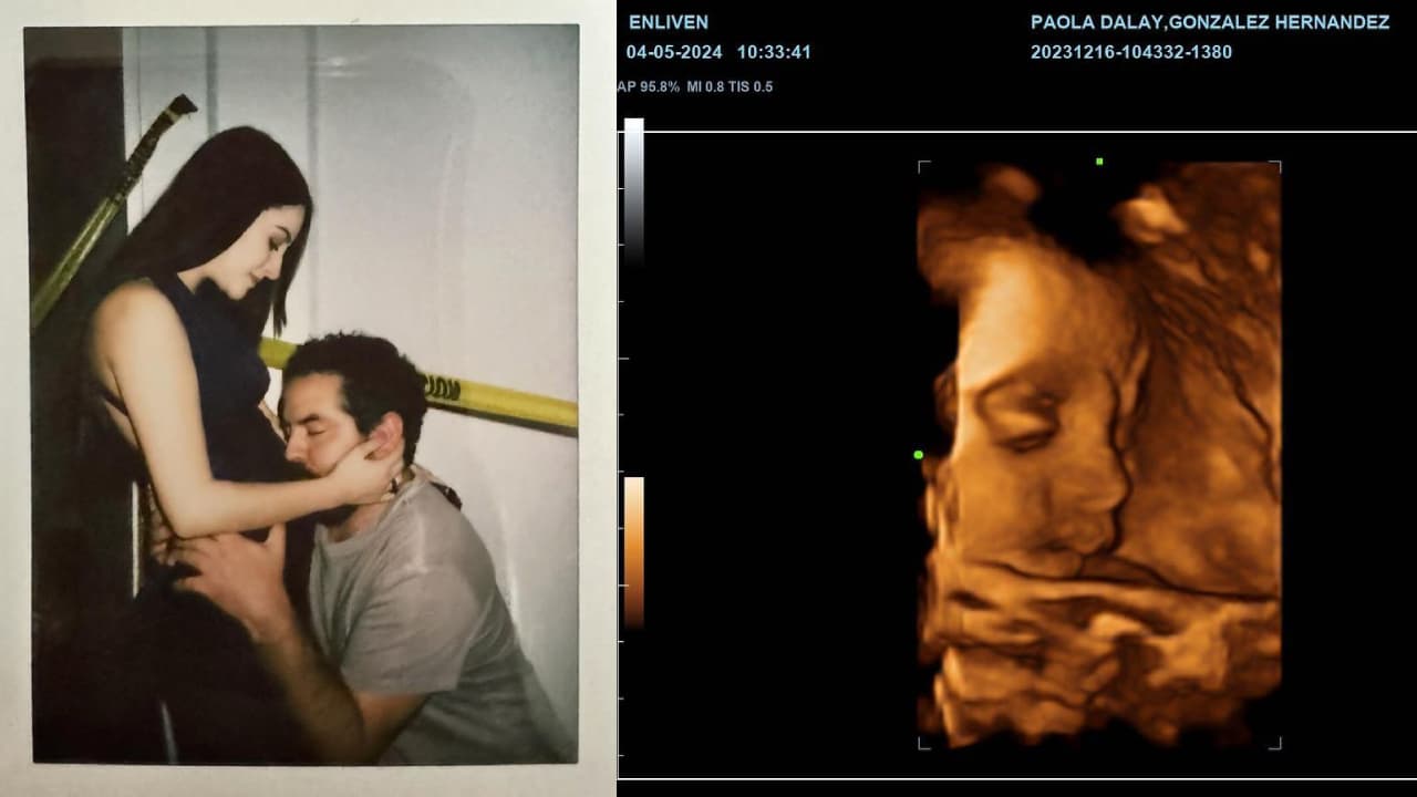 Novia de José Eduardo Derbez muestra la carita de su hija