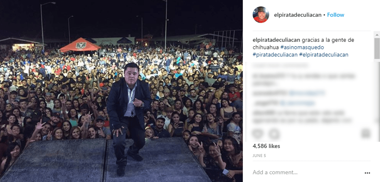 "Quiero estar arriba pero cantando y pegar el show, eso estaría bien perro", dijo a Univision Entretenimiento. No llegó a cumplir con sus objetivos, aunque sí apareció en numerosos videos musicales de grupos de regional mexicano donde simplemente figuraba bailando y bebiendo alcohol.