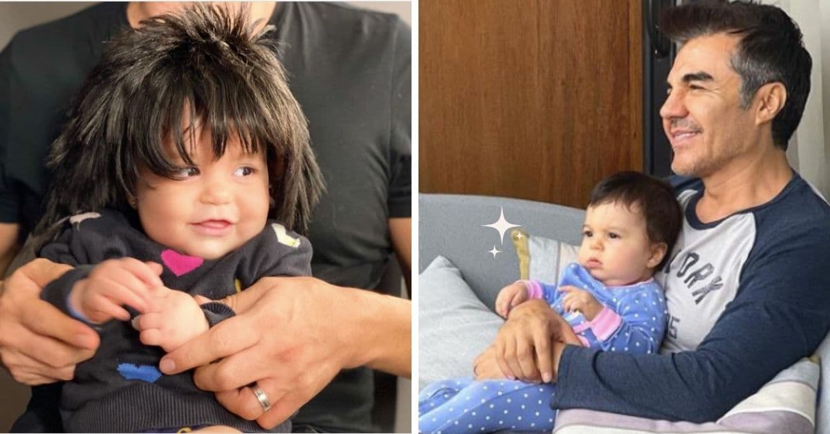 Adrián Uribe está de manteles largos: su bebé cumplió un año y le dedicó un tierno mensaje