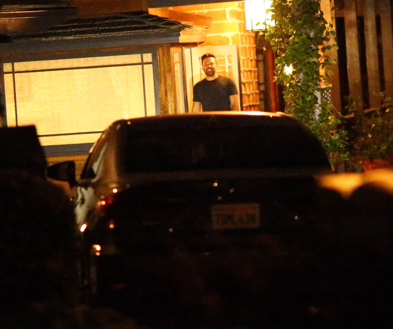 Tenía una sonrisa de oreja a oreja.