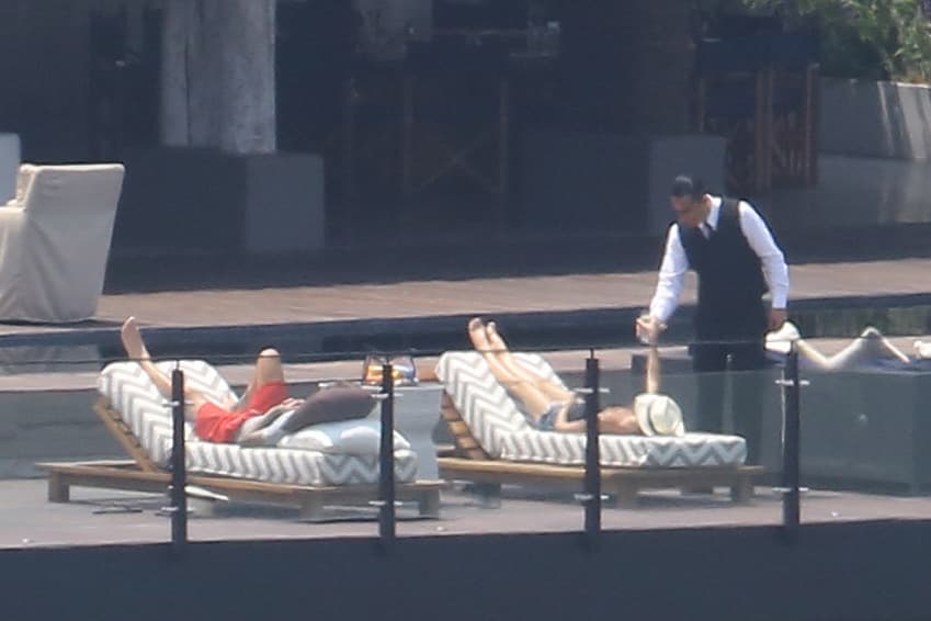 Pocas veces vemos tan relajada a la ex Spice Girl.