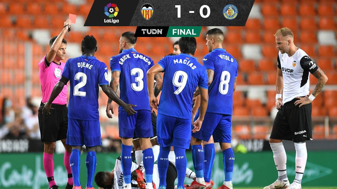 LaLiga Valencia 1-0 Getafe: Resultado, goles y resumen