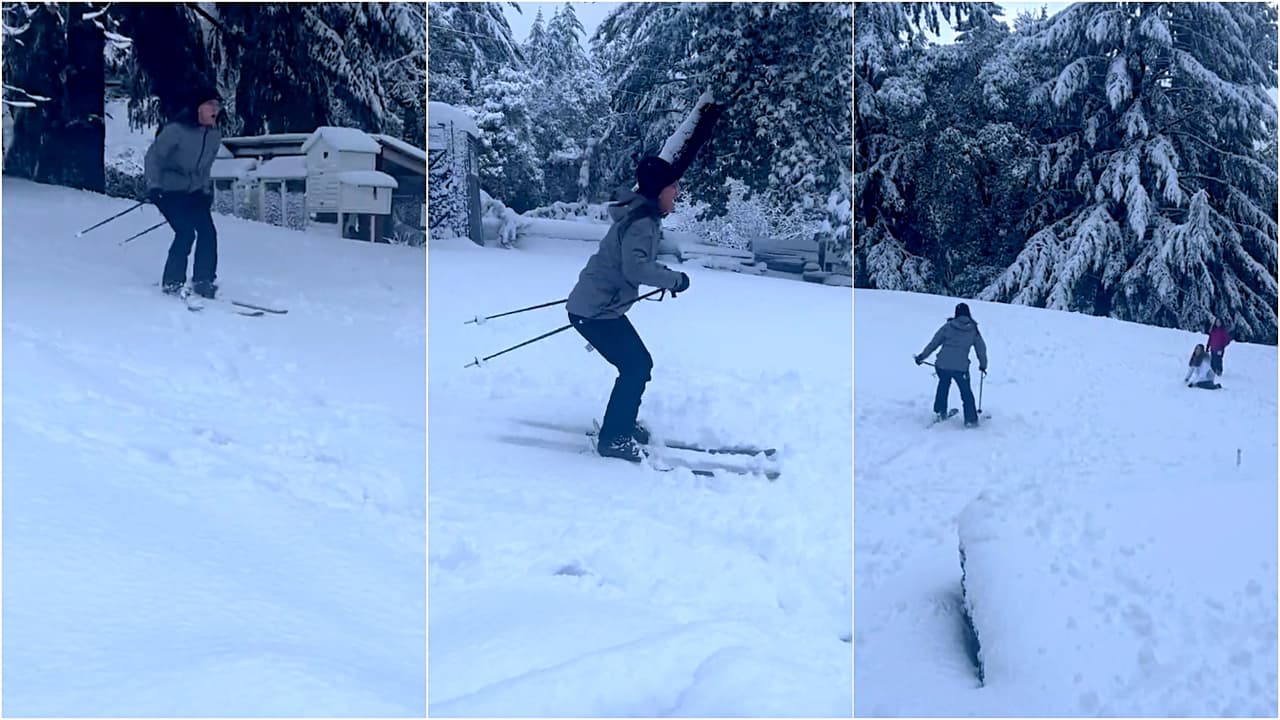 ¿'Snowboarding', muñecos de nieve? No es Lake Tahoe, son las nevadas que han caído en el Área de la Bahía