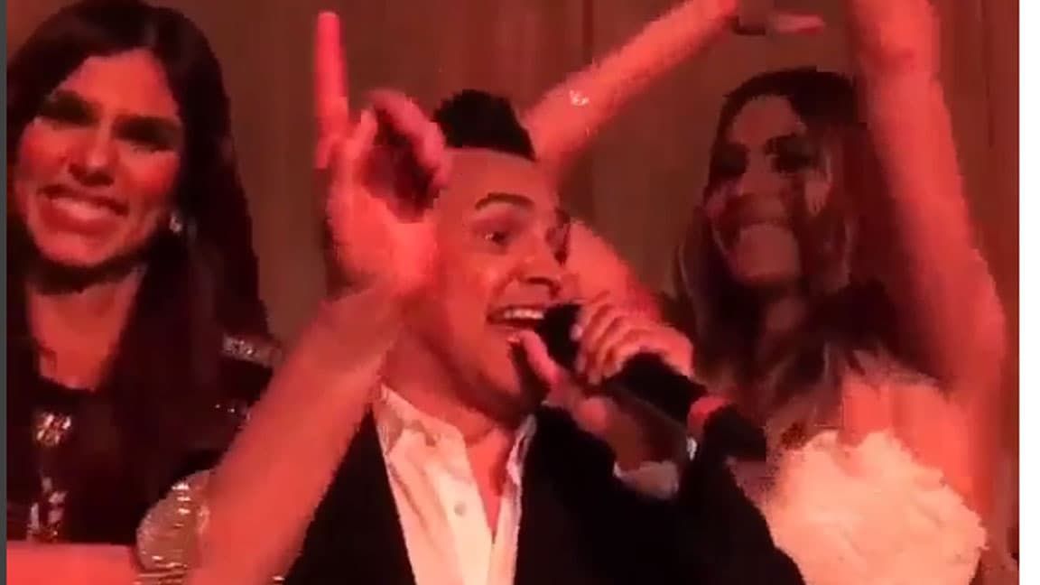 El cantante Jorge Celedon fue el encargado de poner mucho sabor en la pre fiesta.