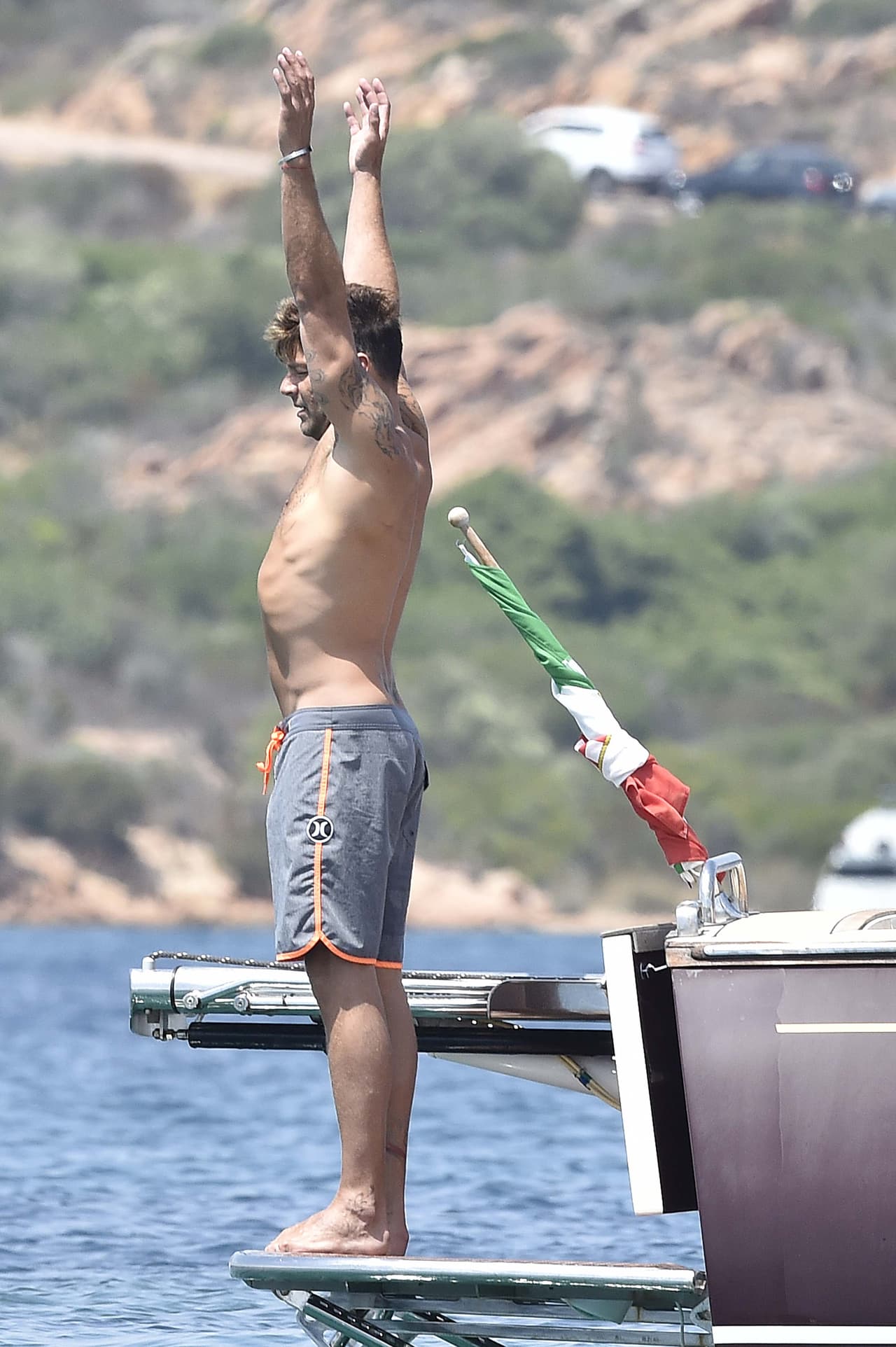 Las cámaras los han seguido hasta Porto Cervo, Italia.