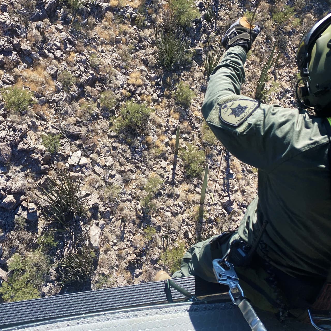 El migrante se encontraba en las montañas Alvarez, un lugar de difícil de acceso.