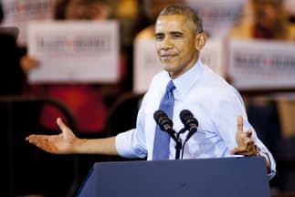 Obama asiste a su última campaña como presidente a favor de los demócratas 