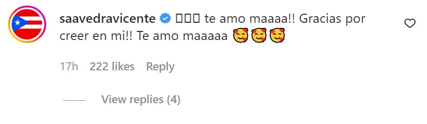 Para rematar, le dejó en claro cuánto la ama.
<br>