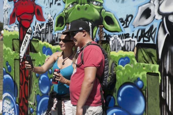 Miles de asistentes de todo el mundo disfrutaron de más de 180 presentaciones de bandas como Pearl Jam, Eminem y Outkast.