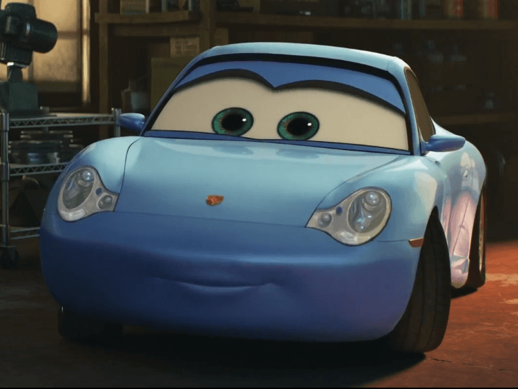 Su primer trabajo fue como Sally en 'Cars', cinta de 2006.