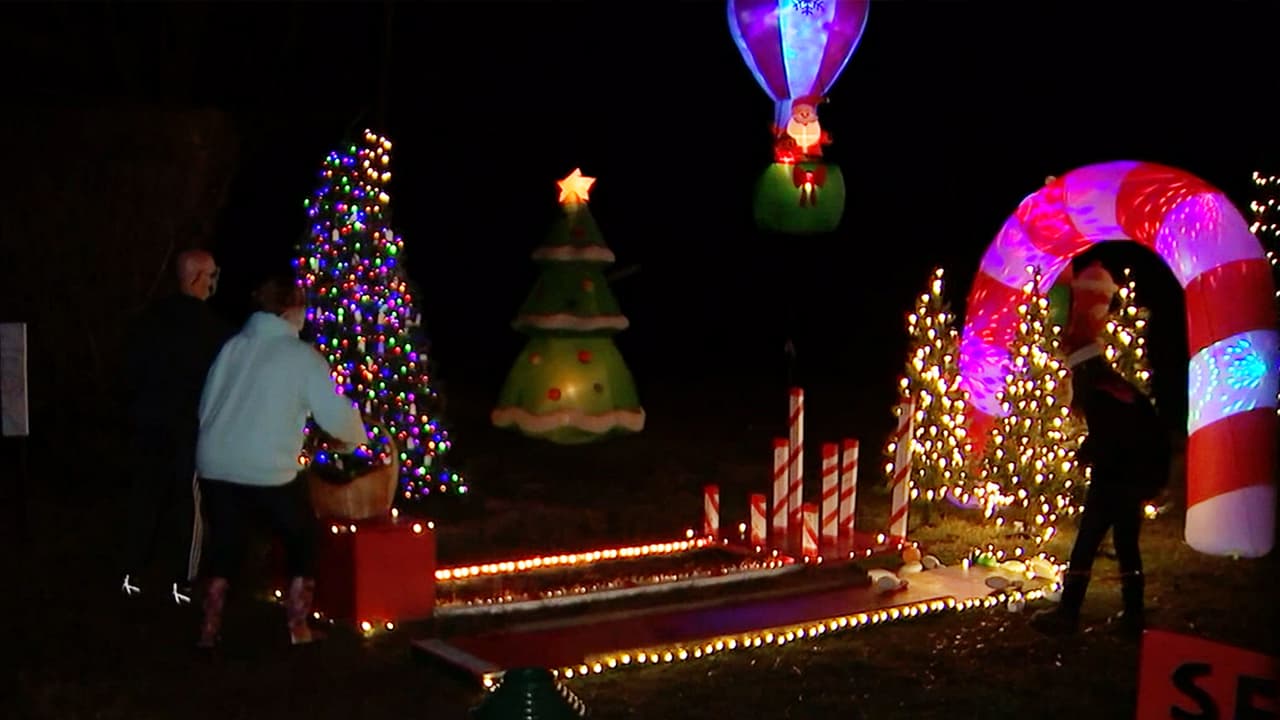 Luces de Navidad interactivas divierten a grandes y pequeños en Charlotte