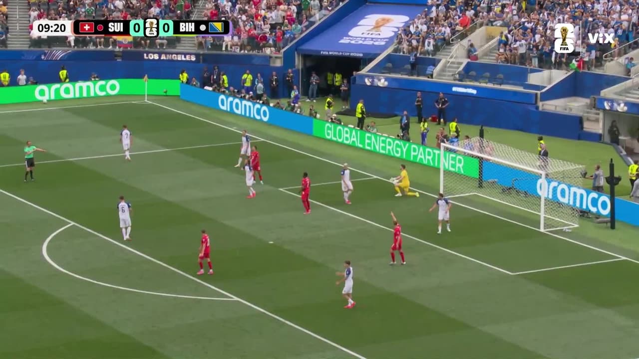 ¡Ndoye estuvo cerca! Suiza roza el primero del partido