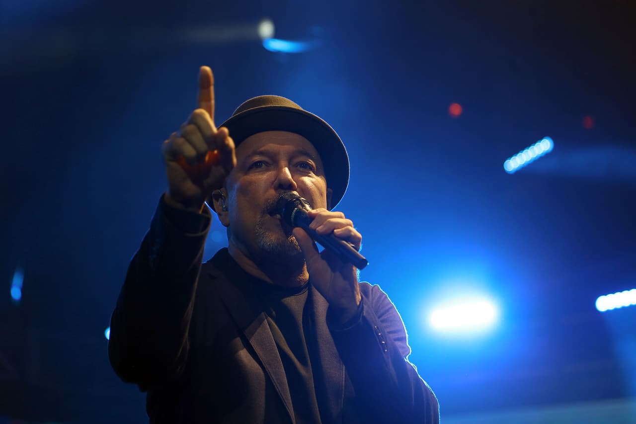 El concierto de Rubén Blades terminó con su clásico 'Pedro Navaja'.