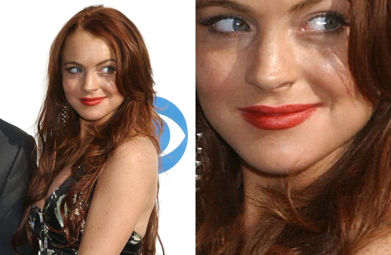 En 2004 Lindsay Lohan acompañó a su entonces novio Wilmer Valderrama, en la alfombra de Latin GRAMMY, donde la vimos con ese color rojo casi naranja en los labios.