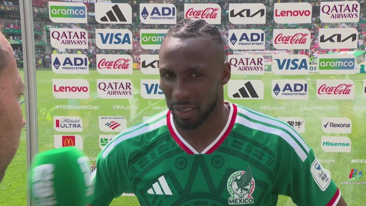 Quiñones disfruta su primer gol en el Mundial 2026