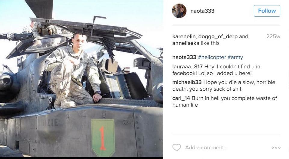 Santiago estuvo alistado en la Guardia Nacional por seis años y luego fue enviado a Irak, donde estuvo un año en el batallón 130.