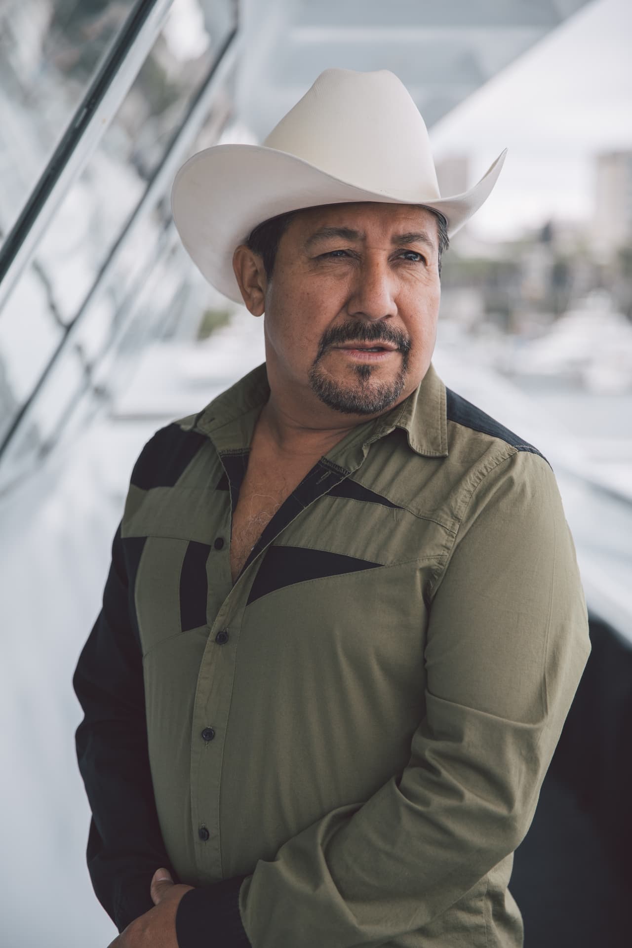 <b>El Feo</b>, como siempre, posó para la cámara.