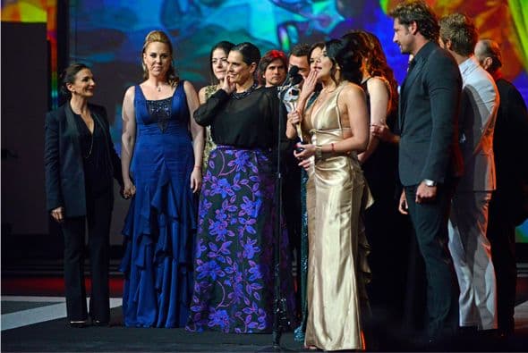 Un melodrama producido por Giselle González y protagonizado por Adriana Louvier y Gabriel Soto.