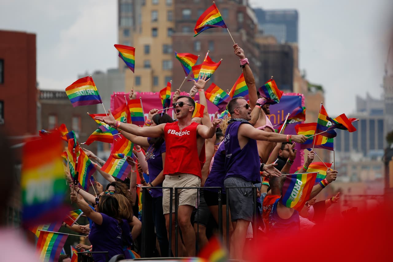 Este domingo 24 de junio tuvo lugar la versión número 49 del desfile anual del orgullo gay en Nueva York.