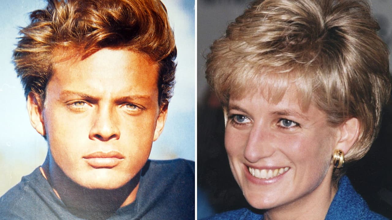 Luis Miguel (izquierda) y Diana Spencer (derecha)