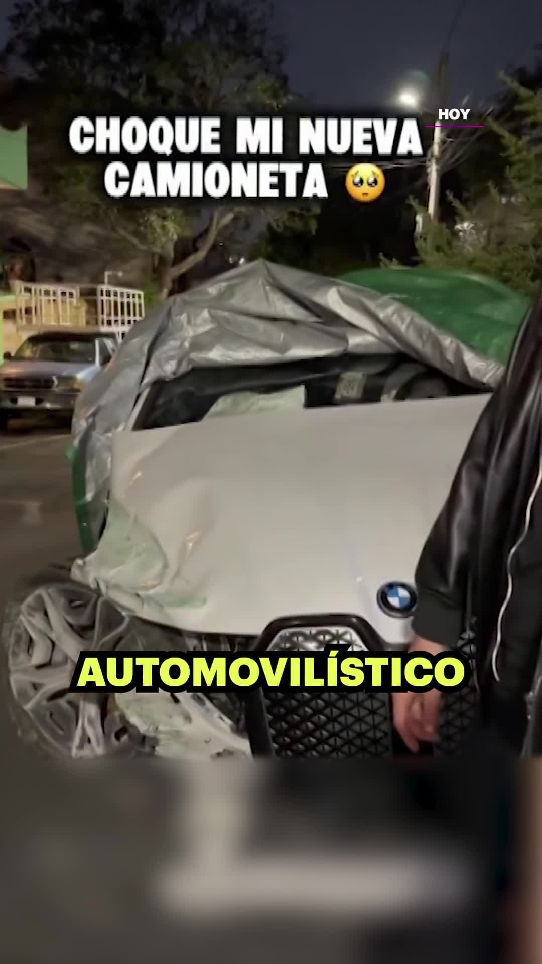 Aarón Mercury sufre aparatoso accidente en su camioneta nueva