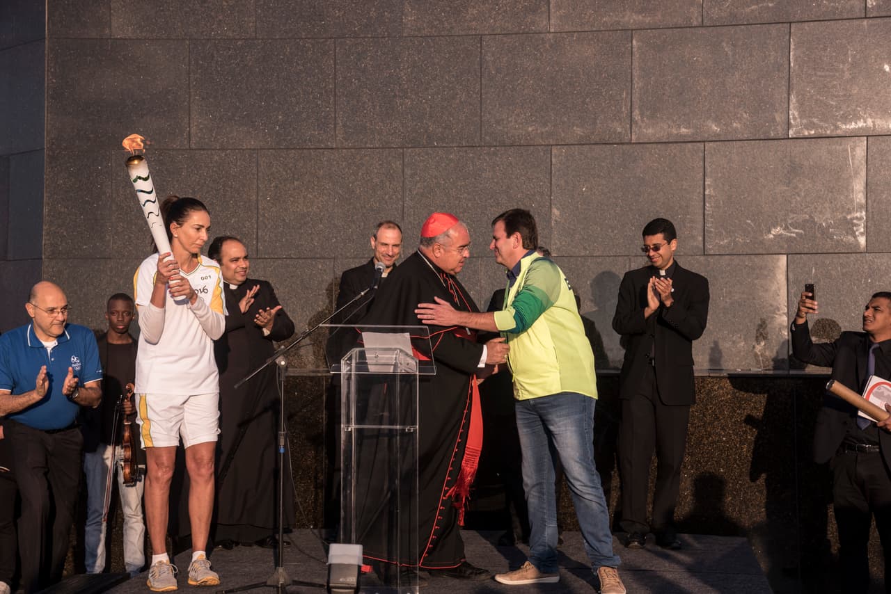 Así arrancaron los actos oficiales del día inaugural.