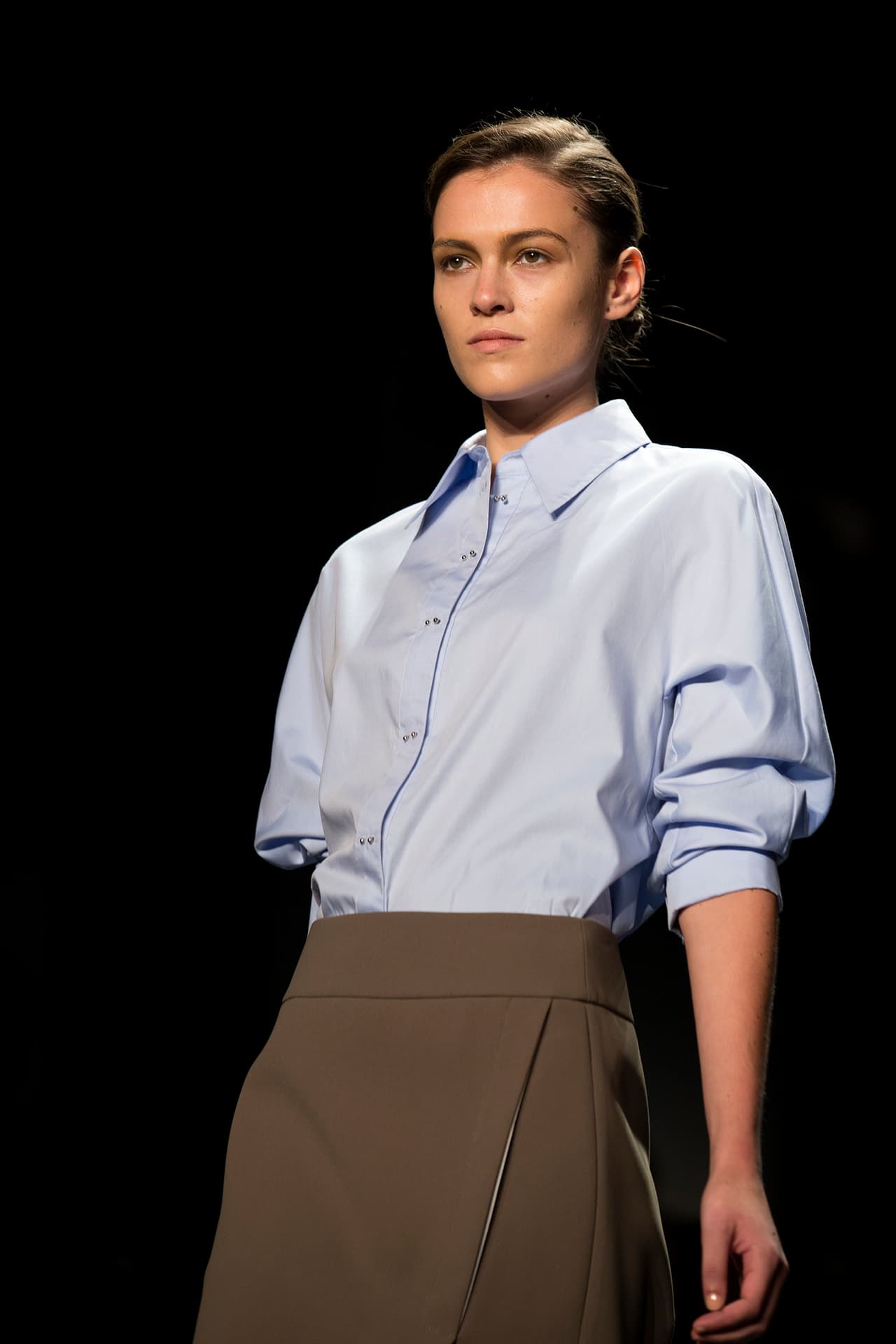 La colección de Taoray Wang se presentó en la semana de la moda de Nueva York con gran éxito. La firma fusiona la cultura asiática con la moda de Europa y América, es elegante con un atractivo global. Diseñador Taoray Wang. NYFW, Spring/Summer 2016 - 14/09/2015.