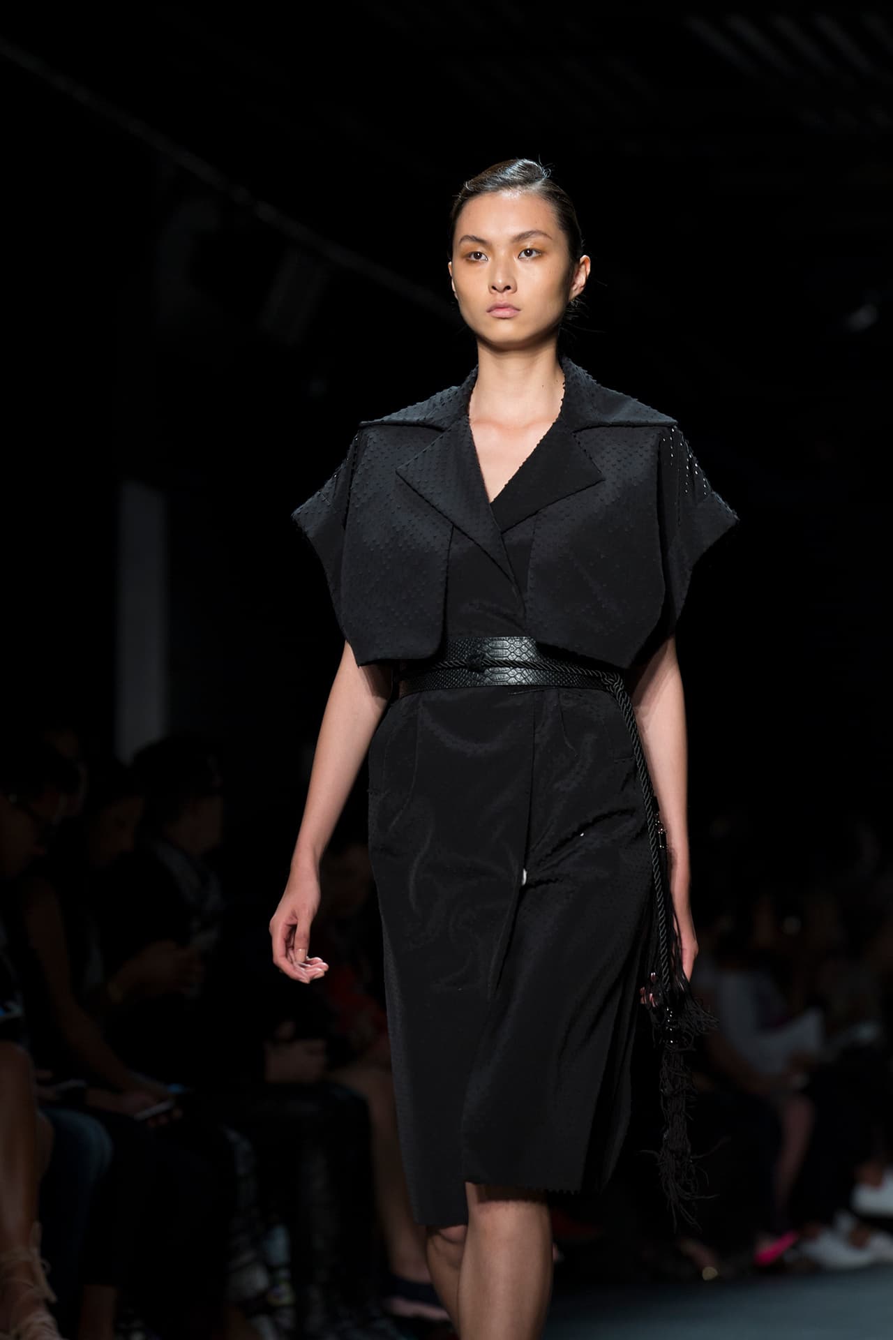La colección de Taoray Wang se presentó en la semana de la moda de Nueva York con gran éxito. La firma fusiona la cultura asiática con la moda de Europa y América, es elegante con un atractivo global. Diseñador Taoray Wang. NYFW, Spring/Summer 2016 - 14/09/2015.