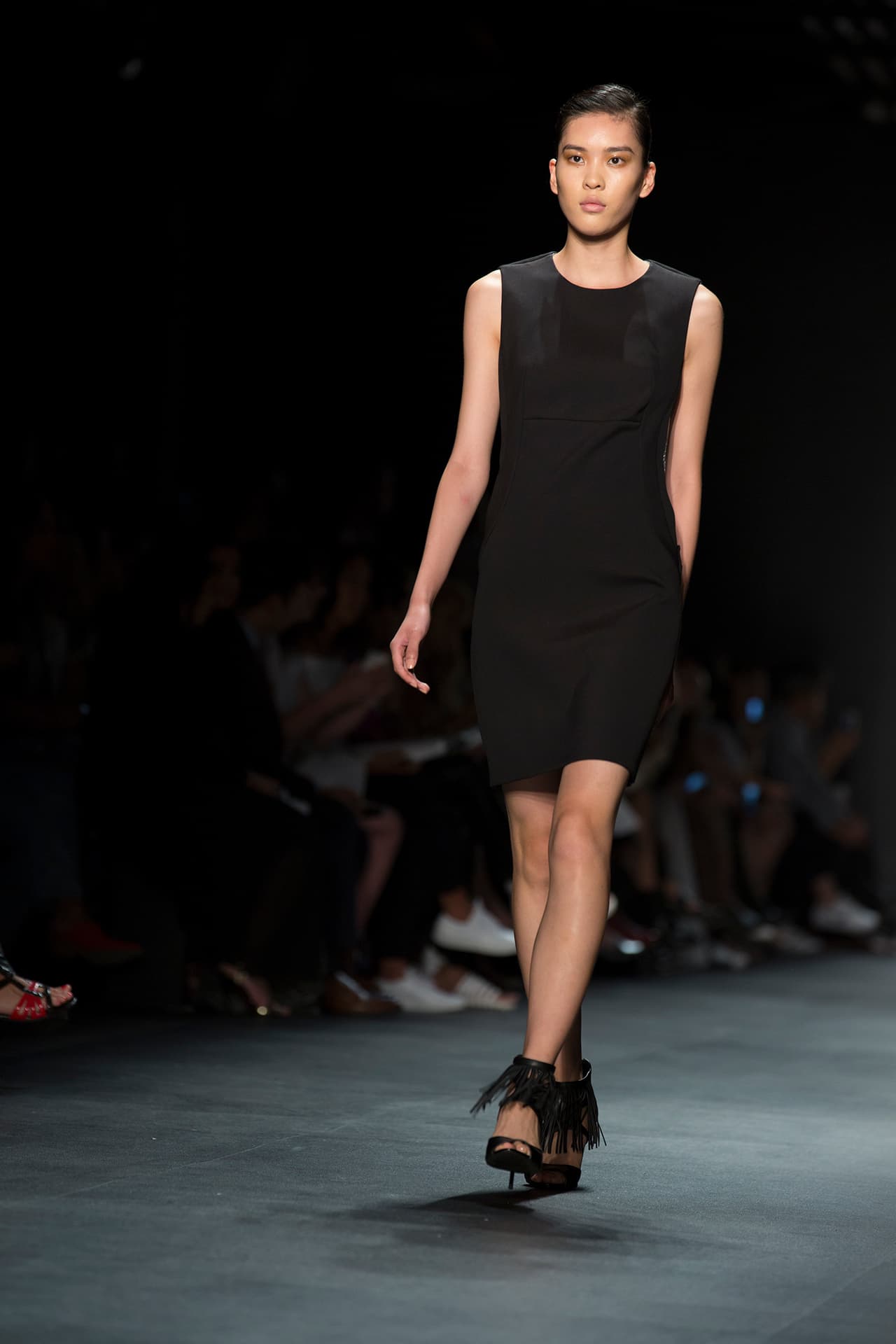 La colección de Taoray Wang se presentó en la semana de la moda de Nueva York con gran éxito. La firma fusiona la cultura asiática con la moda de Europa y América, es elegante con un atractivo global. Diseñador Taoray Wang. NYFW, Spring/Summer 2016 - 14/09/2015.