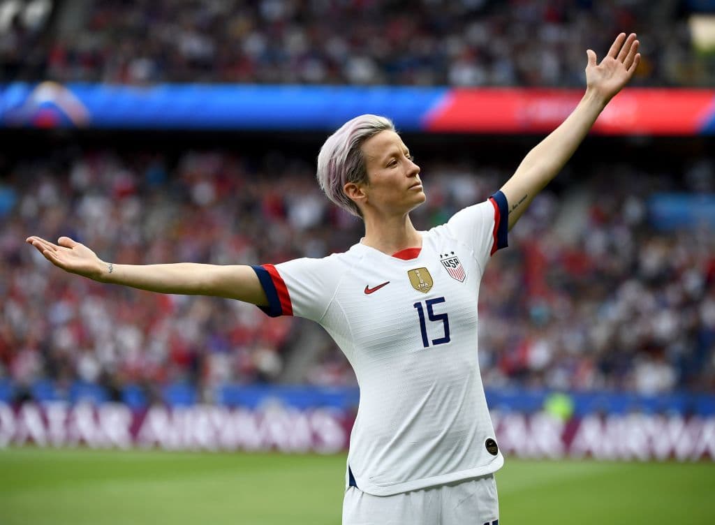 Megan Rapinoe es futbolista y campeona del mundo; es homosexual.